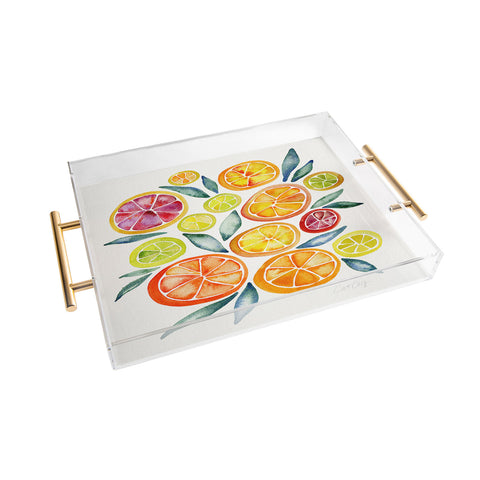 Cat Coquillette Citrus Slices Acrylic Tray