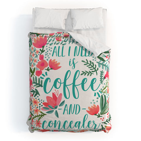 Cat Coquillette Coffee Concealer Juicy Duvet Cover