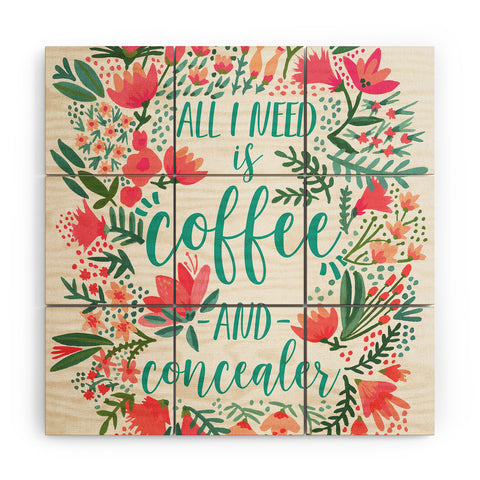 Cat Coquillette Coffee Concealer Juicy Wood Wall Mural