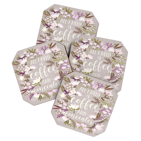 Cat Coquillette Coffee Plus Concealer Coaster Set