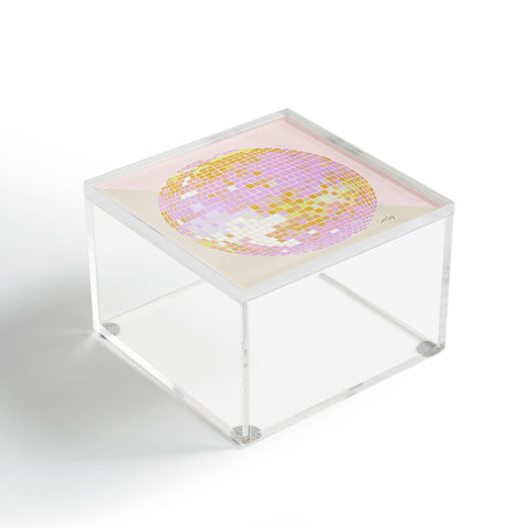 Cat Coquillette Disco Ball Peach Acrylic Box