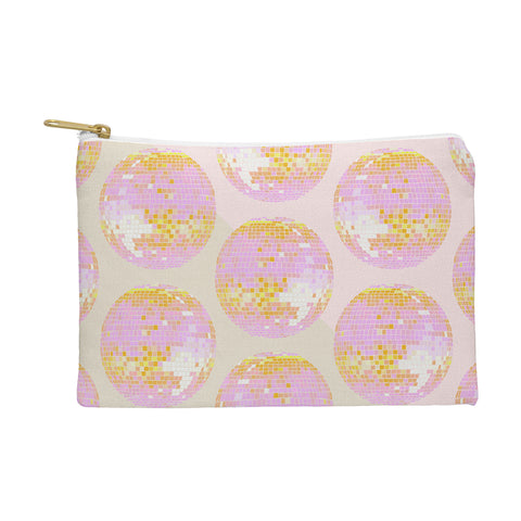 Cat Coquillette Disco Ball Peach Pouch