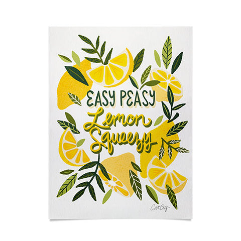 Cat Coquillette Easy Peasy Lemon Squeezy Citru Poster