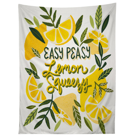 Cat Coquillette Easy Peasy Lemon Squeezy Citru Tapestry