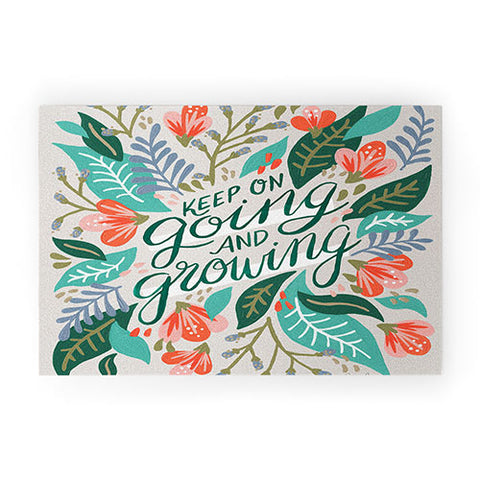 Cat Coquillette Keep on Going and Growing Welcome Mat