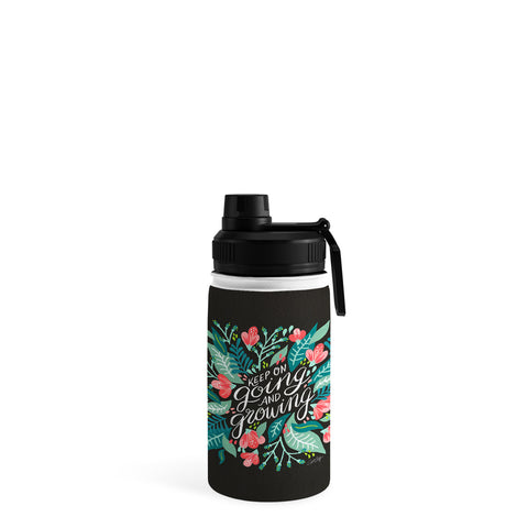 Cat Coquillette Keep on Going Growing Pink Water Bottle