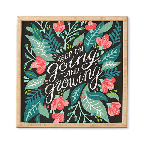 Cat Coquillette Keep on Going Growing Pink Framed Wall Art