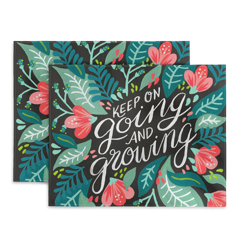 Cat Coquillette Keep on Going Growing Pink Placemat