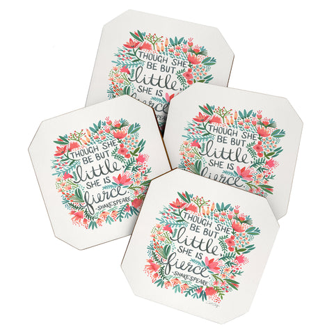 Cat Coquillette Little and Fierce Coaster Set