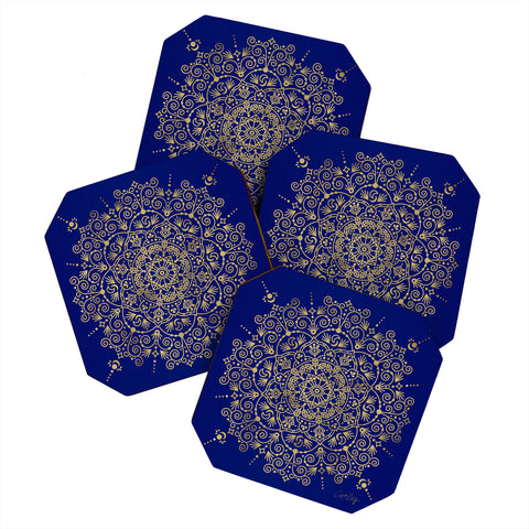 Cat Coquillette Moroccan Mandala Coaster Set