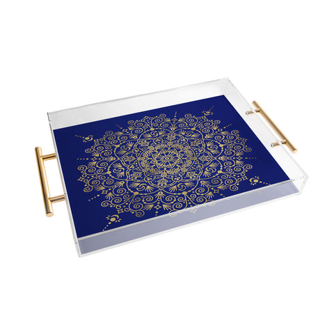 Cat Coquillette Moroccan Mandala Acrylic Tray