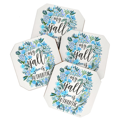 Cat Coquillette My Yall Is Authentic Coaster Set