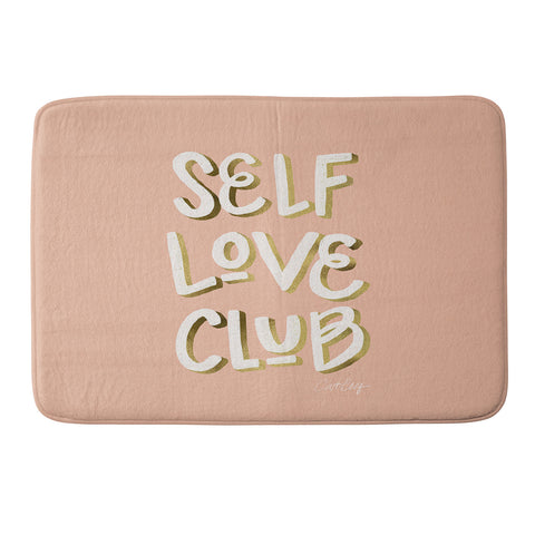Cat Coquillette Self Love Club Blush Gold Memory Foam Bath Mat