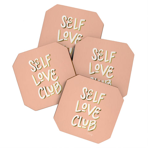 Cat Coquillette Self Love Club Blush Gold Coaster Set