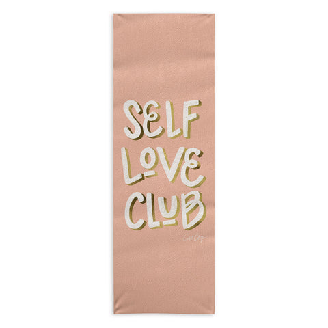 Cat Coquillette Self Love Club Blush Gold Yoga Towel