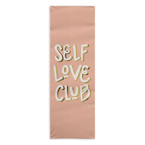 Cat Coquillette Self Love Club Blush Gold Yoga Towel
