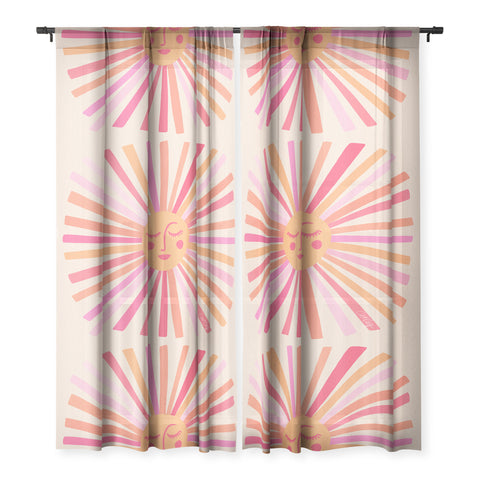 Cat Coquillette Sunshine Pink Sheer Non Repeat