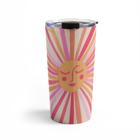 Cat Coquillette Sunshine Pink Travel Mug