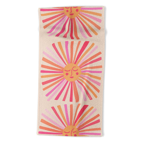 Cat Coquillette Sunshine Pink Beach Towel
