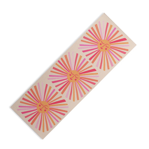 Cat Coquillette Sunshine Pink Yoga Mat
