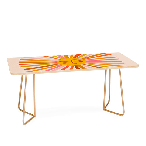 Cat Coquillette Sunshine Retro Ochre Palette Coffee Table