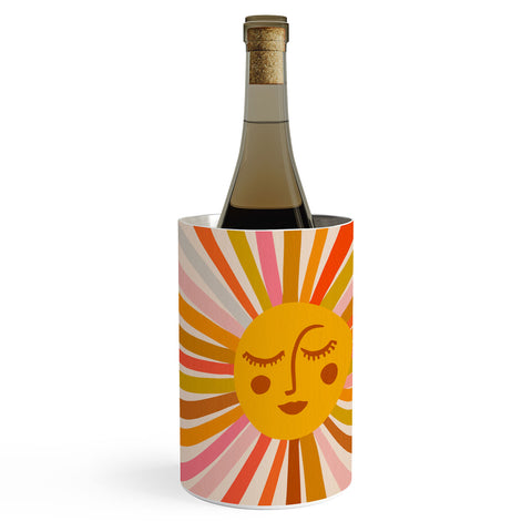 Cat Coquillette Sunshine Retro Ochre Palette Wine Chiller