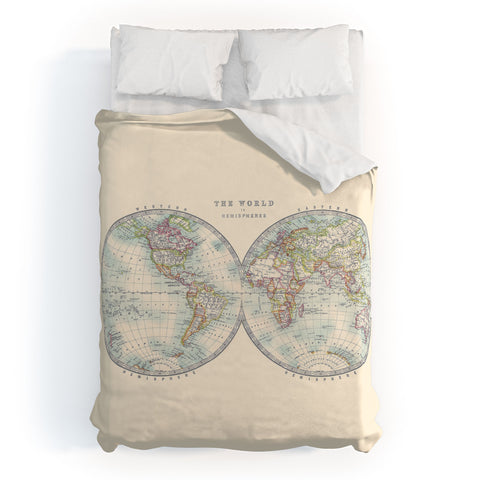 Catherine Holcombe Two Hemispheres Duvet Cover