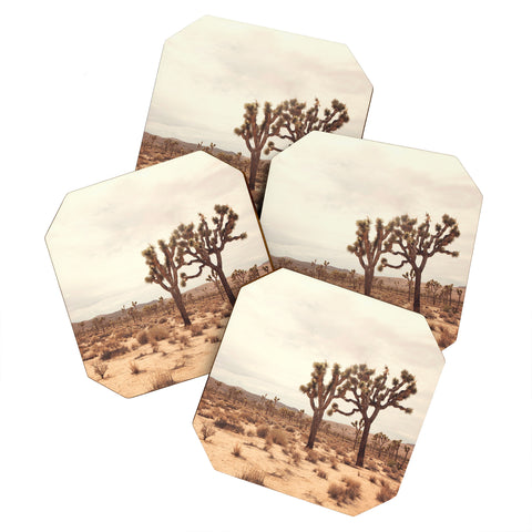 Catherine McDonald California Joshua Trees Coaster Set