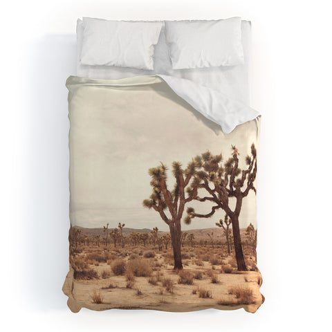 Catherine McDonald California Joshua Trees Duvet Cover