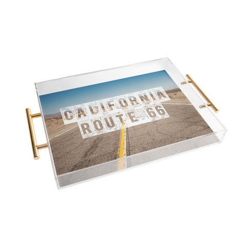 Catherine McDonald California Route 66 Acrylic Tray