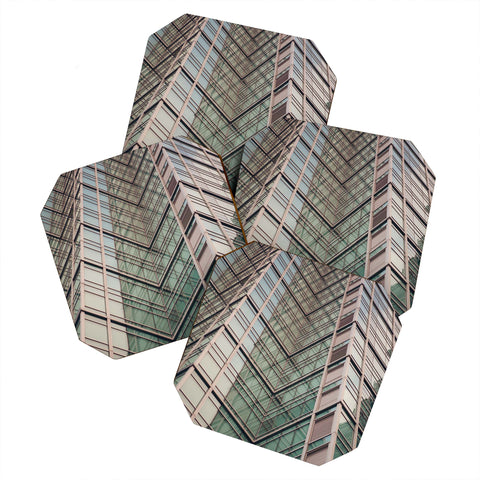 Catherine McDonald City Chevron Coaster Set