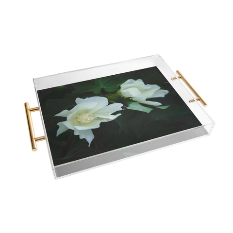 Catherine McDonald Cotton Blossom Acrylic Tray