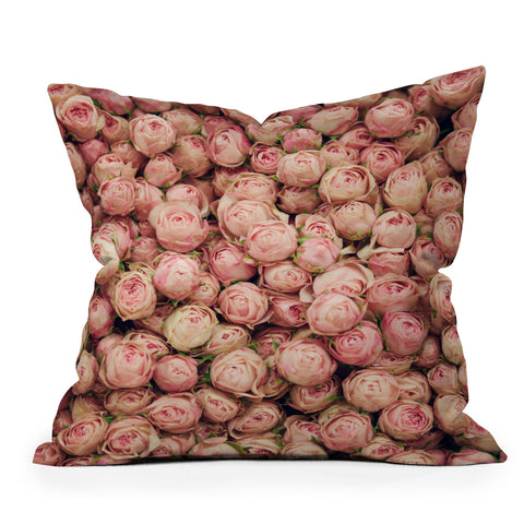 Catherine McDonald Flower Market 2 Outdoor Throw Pillow