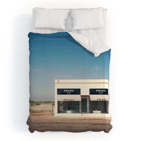 Catherine McDonald Irony in West Texas Duvet Cover