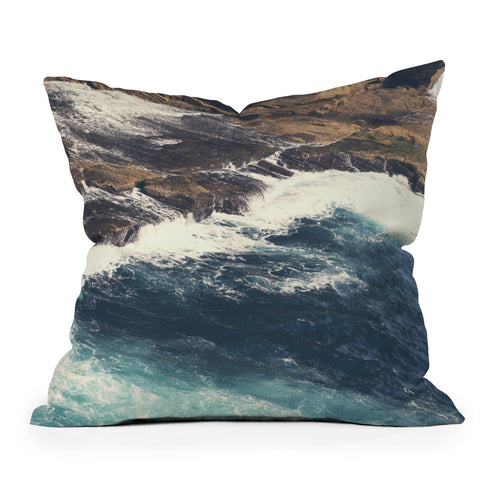 Catherine McDonald Land Meets Sea Outdoor Throw Pillow