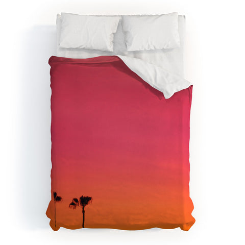 Catherine McDonald Los Angeles Sunset Duvet Cover
