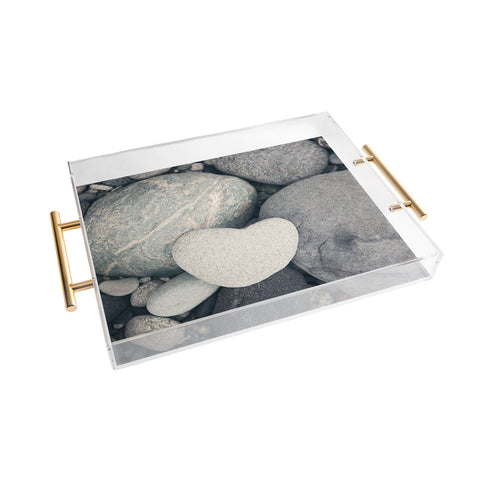 Catherine McDonald My Heart Shaped Rock Acrylic Tray