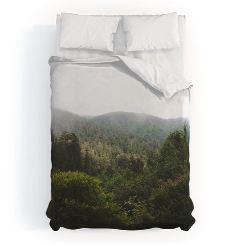 Catherine McDonald Northern California Redwood Forest Duvet Cover