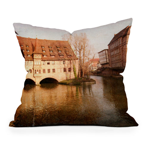 Catherine McDonald Nuremburg Outdoor Throw Pillow