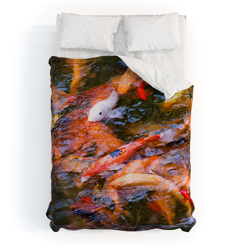 Catherine McDonald Ornamental Carp Duvet Cover