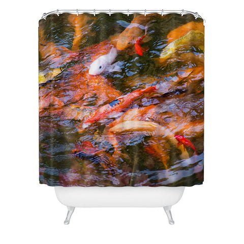 Catherine McDonald Ornamental Carp Shower Curtain
