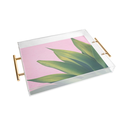 Catherine McDonald Pink Agave Acrylic Tray