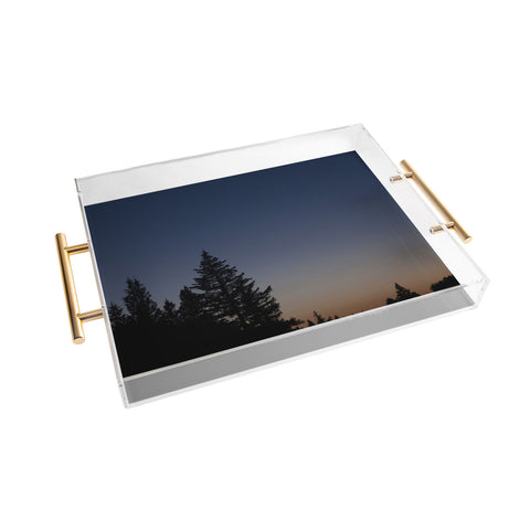 Catherine McDonald ROCKY MOUNTAIN SUNSET Acrylic Tray