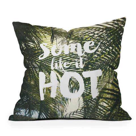 Catherine McDonald Some Like It Hot Outdoor Throw Pillow