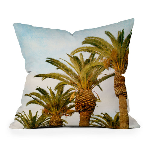 Catherine McDonald Some Place Sunny And Warm Outdoor Throw Pillow