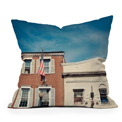 Catherine McDonald Tarot Card Reading Outdoor Throw Pillow