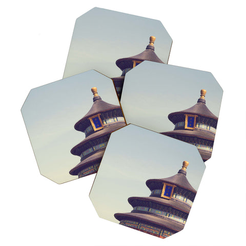 Catherine McDonald Temple Of Heaven Coaster Set