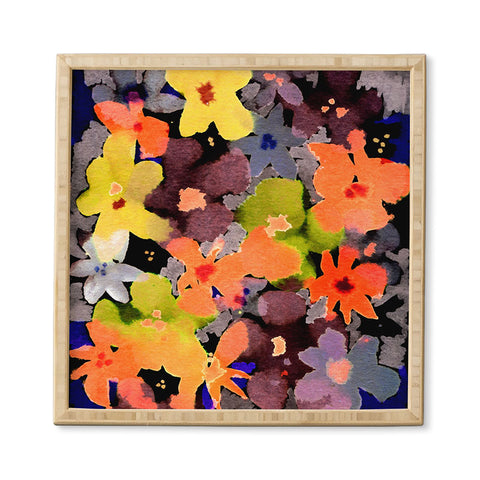CayenaBlanca Abstract Flowers Framed Wall Art
