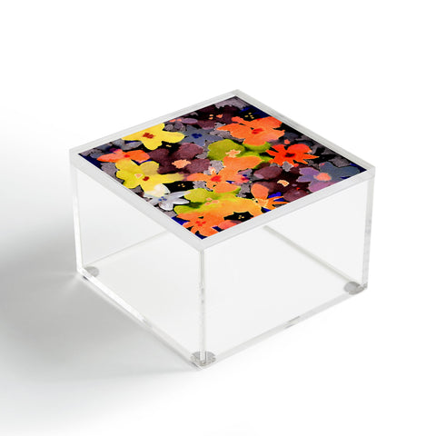 CayenaBlanca Abstract Flowers Acrylic Box