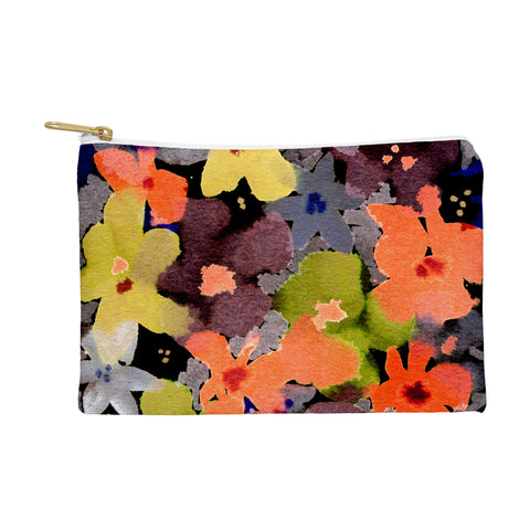 CayenaBlanca Abstract Flowers Pouch